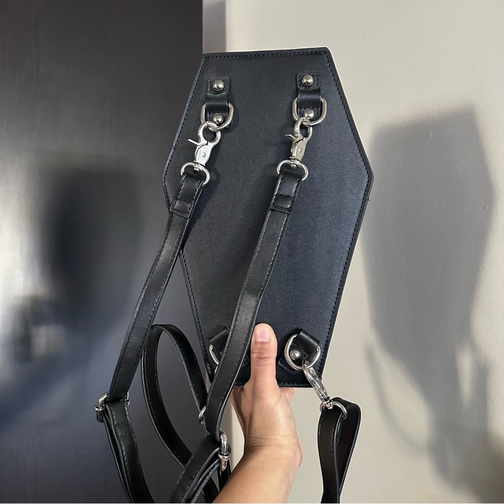 Widow Coffin Studded Mini Backpack - image 4